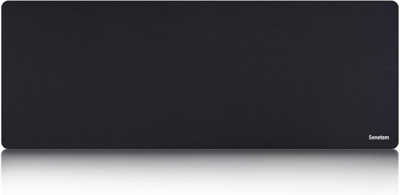 Senetem XXL Large Mouse Pad, Ultra-Smooth Gaming Mousepad, Non-Slip Rubber Base, Washable Surface Fits Wired & Wireless Mouse – Big & Long Keyboard Computer Black Mat for Desk, 31.5x15.7 in - Image 2